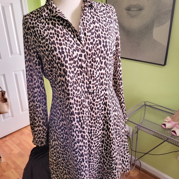 CLEARANCE: Sexy Cool Animal Print Dress by Loft - Picture 1 of 5
